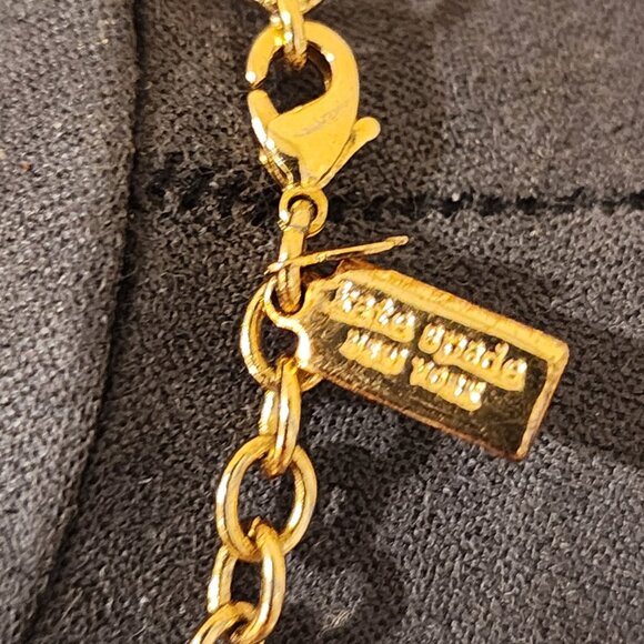 Brand New!! Kate Spade Palace Gem Multifaceted Cubic Zir Pearl Crystal Necklace - Picture 4 of 6